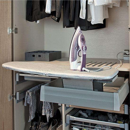 Ironfix built-in ironing board